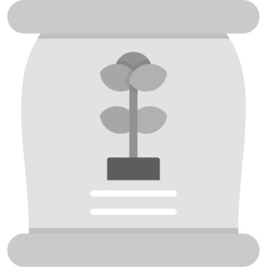 Bitki simgesinin vektör illüstrasyonu