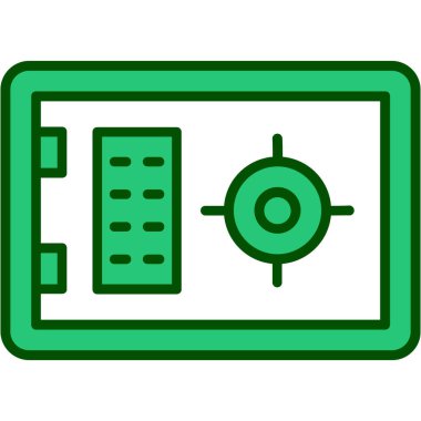 Yeşil kartın vektör illüstrasyonu