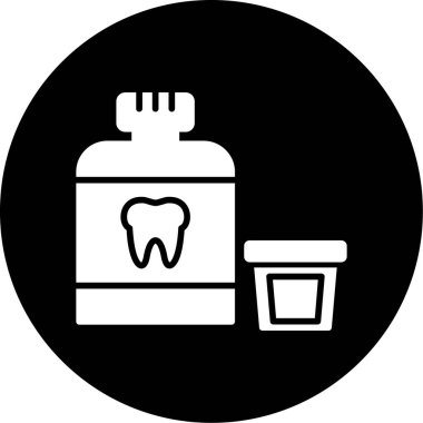 diş simgesi vektör illüstrasyonu