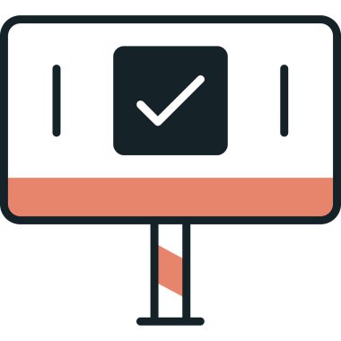 işaretleme vektör simgesini kontrol et