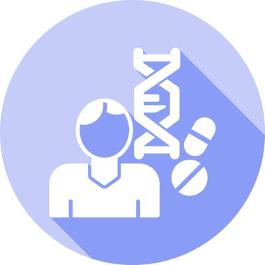 Bir doktor simgesinin vektör çizimi