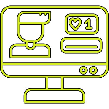 kahve makinesi simgesini, vektör çizim