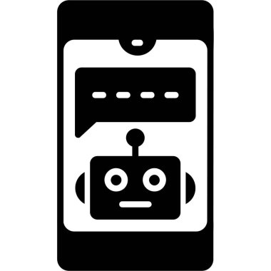 Seo ve teknoloji simgesinin vektör illüstrasyonu