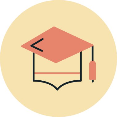 Mezuniyet şapkası Web simgesi