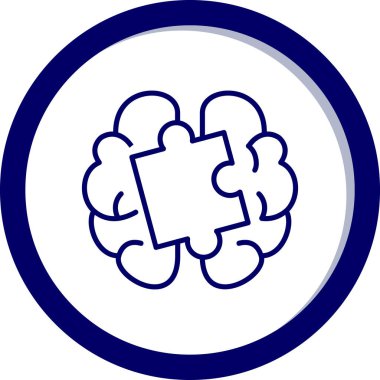 Çember içindeki seo modern simgenin vektör illüstrasyonu