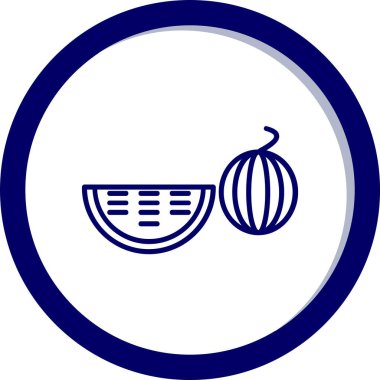 Benzersiz Soğan Vektörü Kabartma Simgesi