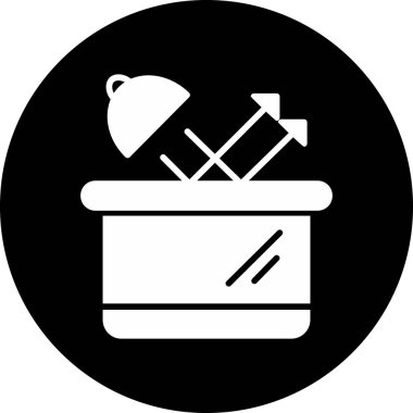 Gıda simgesinin vektör illüstrasyonu