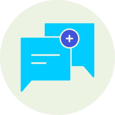 ileti ikonu vektör illüstrasyonu