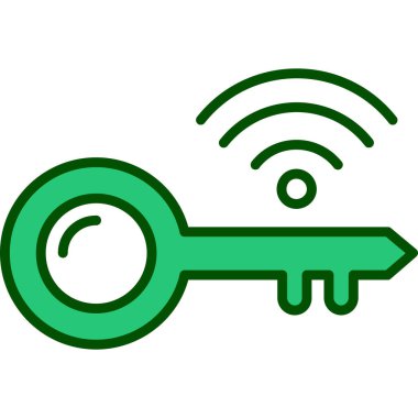 anahtar simgesi. vektör illüstrasyonu