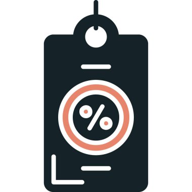 İndirim etiketi indirim simgesi - taslak biçimi