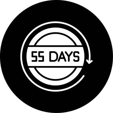 65 gün geri sayım simgesi