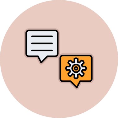 Web ayarlama renk vektörü çizim simgesi