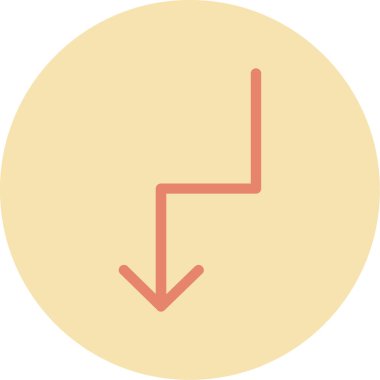 ok simgesi vektör illüstrasyonu