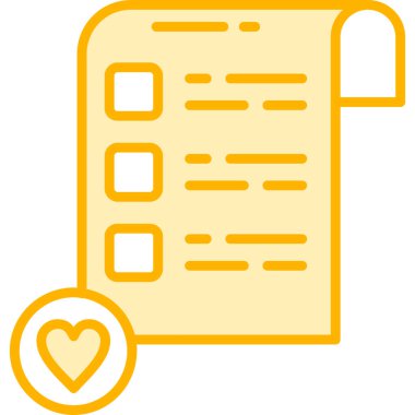 belge simgesi vektör illüstrasyonu