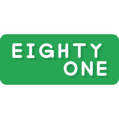 numara yedi beyaz zemin üzerine