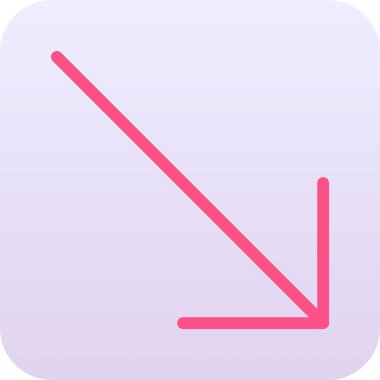 vektör ok simgesi, vektör illüstrasyonu