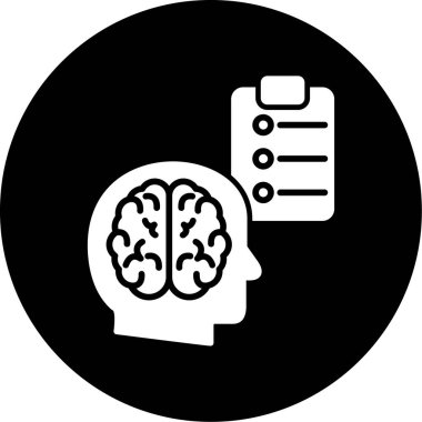 beyin vektör çizgisi simgesi