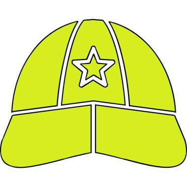 Kask vektörü tasarım şablonu izole resimleme