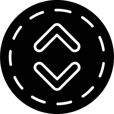 Tek bir izole simgenin vektör illüstrasyonu