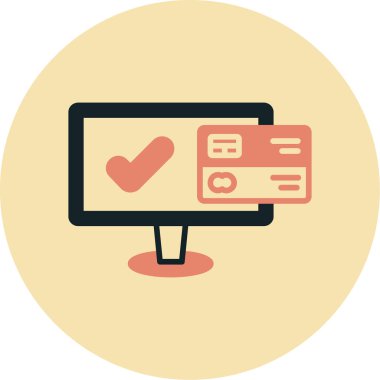 kart simge vektör çizim