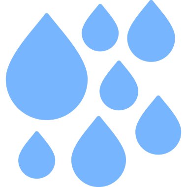 su damlası ağ simgesi, basit vektör illüstrasyonu