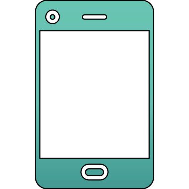 akıllı telefon aygıtı izole vektör simgesi
