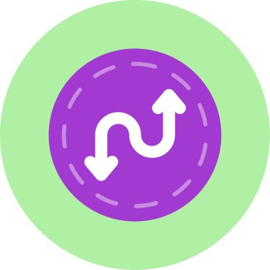 ok simgesinin vektör illüstrasyonu