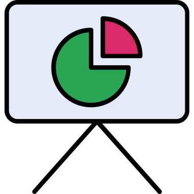 Grafik grafik vektör simgesi