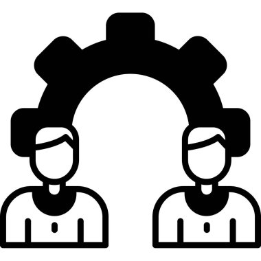 Kulaklıklı Avatar Adam, vektör tasarımı