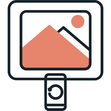 seo modern simgesinin vektör illüstrasyonu