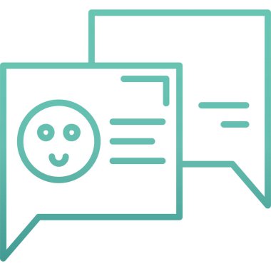 Sohbet mesajı ikonu vektör illüstrasyon tasarımı