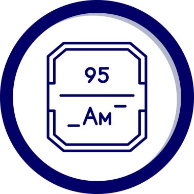 Bir saatin mavi ve beyaz ikonunun vektör çizimi