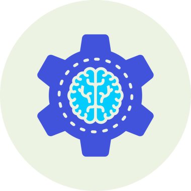 Bir virüs simgesinin vektör illüstrasyonu