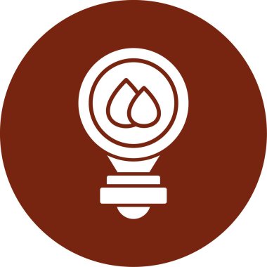 ampul simgesi, vektör illüstrasyonu