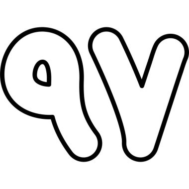 m harfinin vektör illüstrasyonu