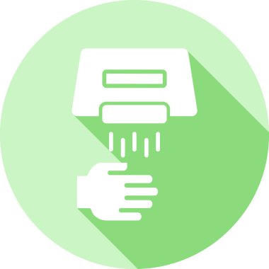 Yazıcı. Web simgesi basit illüstrasyon