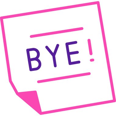 Üzerinde yazı olan bir harfin basit ve asgari vektör çizimi