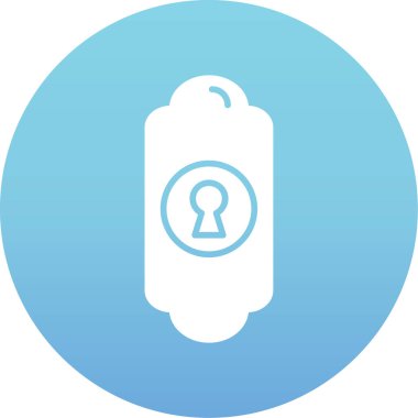 Bir gaz simgesinin vektör illüstrasyonu