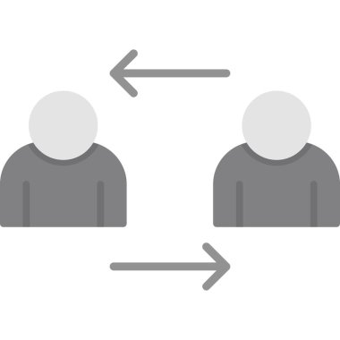 insanlar simge vektör illüstrasyonu