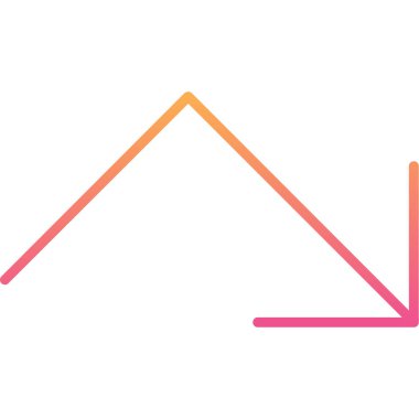 ok simgesi vektör illüstrasyonu