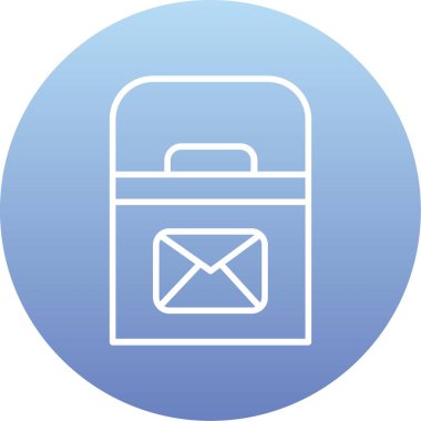 Posta simgesinin vektör illüstrasyonu