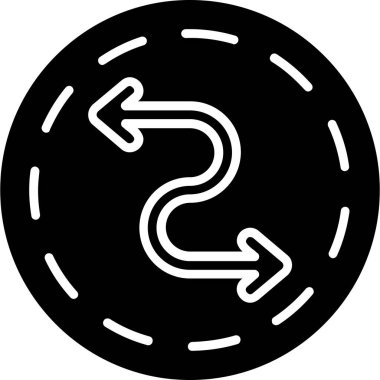 Modern bir simgenin vektör illüstrasyonu