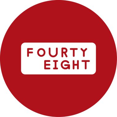 Daire içinde dört numara.