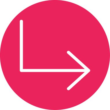 Yön ok simgesi simgesi rozet biçiminde