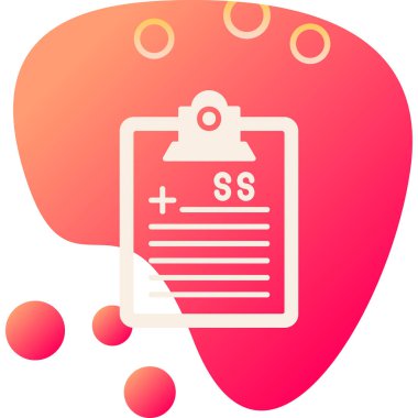 Kırmızı kalp simgesinin vektör illüstrasyonu