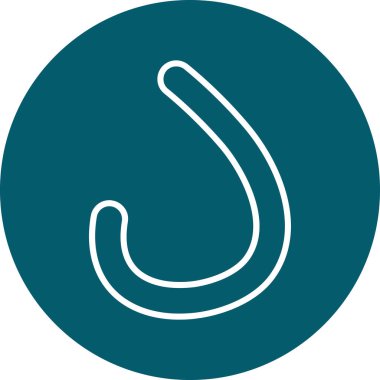 Bir ip simgesinin vektör illüstrasyonu