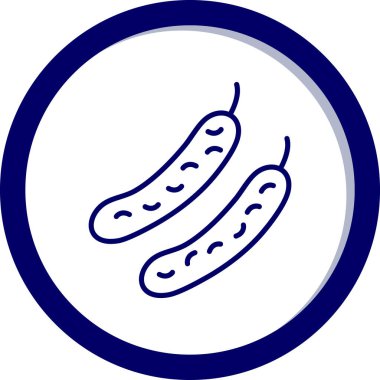 Gıda simgesinin vektör illüstrasyonu