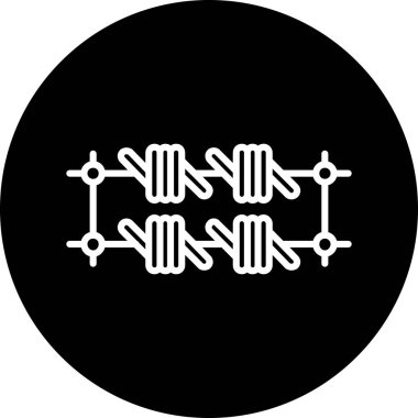 Modern simge sembolünün vektör illüstrasyonu