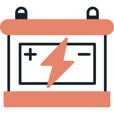 Pil. Web simgesi basit illüstrasyon
