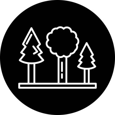 Vektör Ağacı Simgesi illüstrasyonu